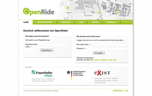 Screenshot: OpenRide