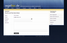 Screenshot: Segelbar